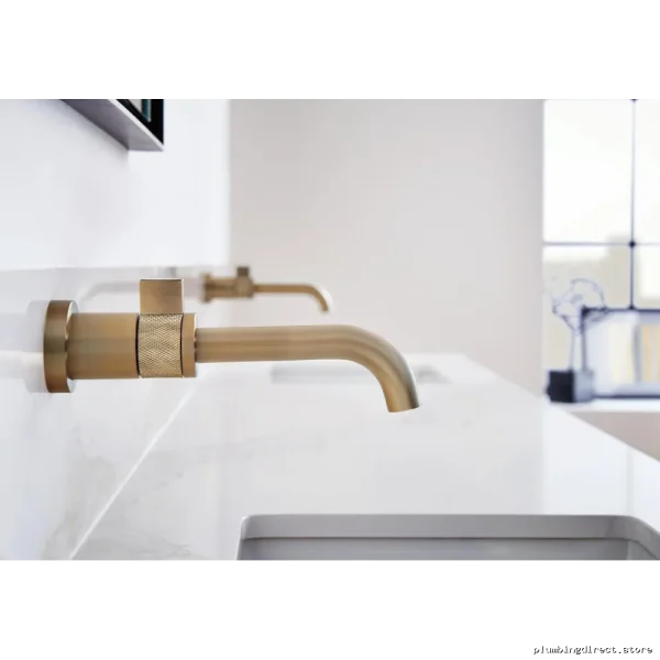 Brizo Luxe Gold Single Hole Bathroom Faucet Wall Mount Trim T65735LF-GL - Image 2