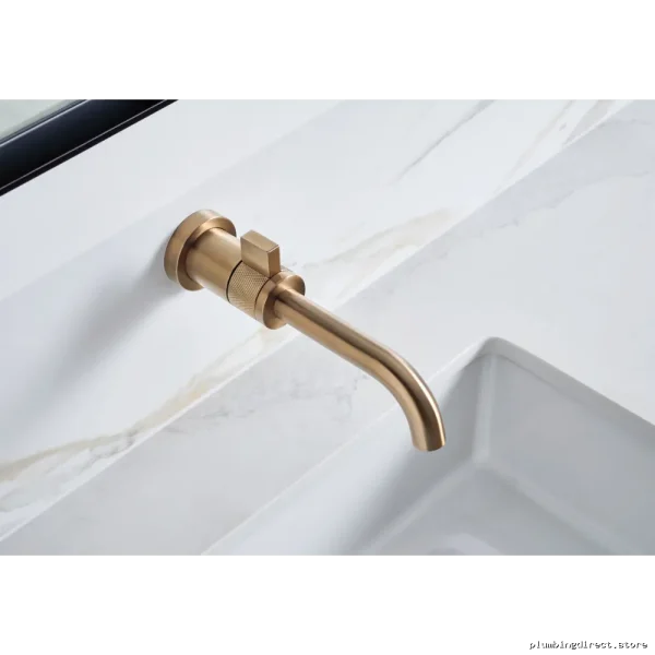 Brizo Luxe Gold Single Hole Bathroom Faucet Wall Mount Trim T65735LF-GL - Image 3