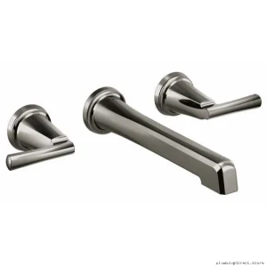 Single Hole Wall Mount Bathroom Trim - Brizo Luxe Gold