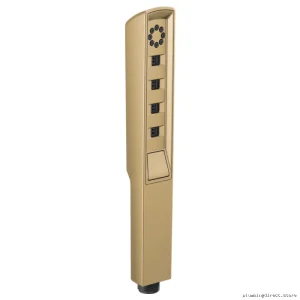 Brizo Luxe Gold Square Multi-Function Hand Shower with H2Okinetic Spray