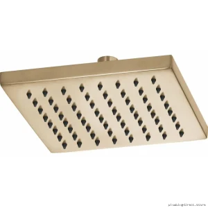 Brizo Luxe Gold Square Rain Shower Head - Ceiling Mount Vettis Design