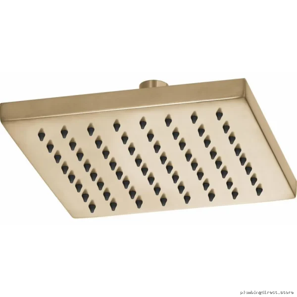 Brizo Luxe Gold Square Rain Shower Head - Ceiling Mount Vettis Design