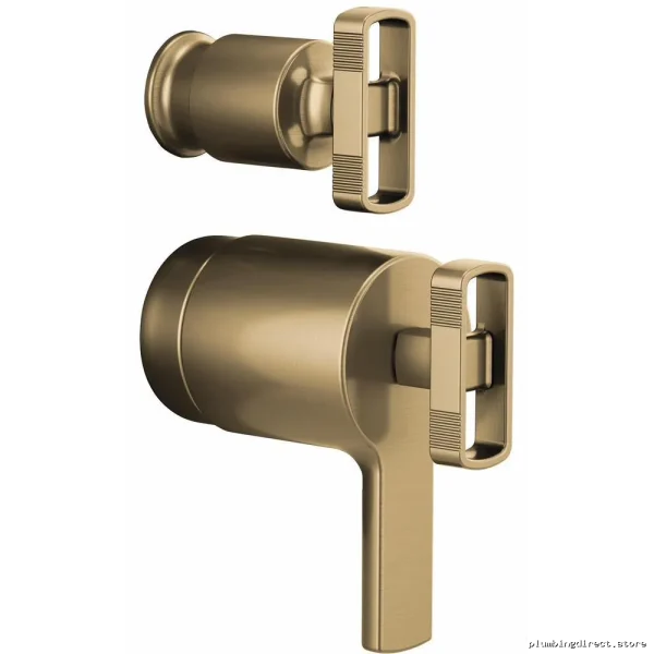 Brizo Brilliance Luxe Gold Thermostatic Diverter Valve Handle Kit - Kintsu HK7506-GL