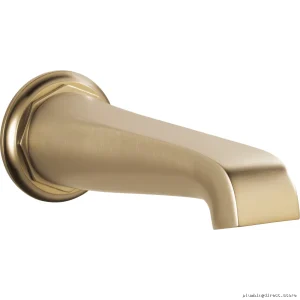 Brizo RP78582GL Luxe Gold Tub Spout Non-Diverter Elegant Bathroom Upgrade