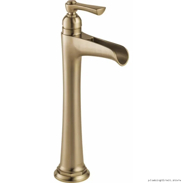 Brizo Luxe Gold Single Hole Vessel Bathroom Faucet 1.2 GPM Water-Saving