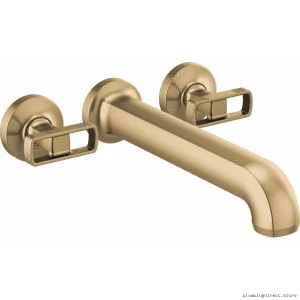 Brizo Brilliance Luxe Gold Wall Mount Tub Filler Handle Kit (Pair) - Kintsu HK70406-GL
