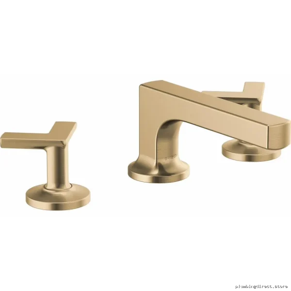 Brizo Luxe Gold Widespread Bathroom Faucet 1.5 GPM Low-Flow Single Handle