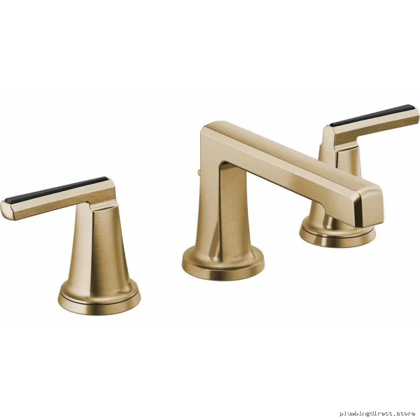 Brizo Luxe Gold Widespread Bathroom Faucet 1.2 GPM Water-Saving Design - Image 2