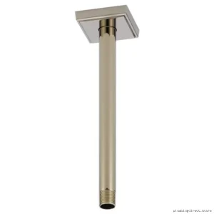 Brizo RP70765NK Luxe Nickel 10-Inch Ceiling-Mount Shower Arm with Flange