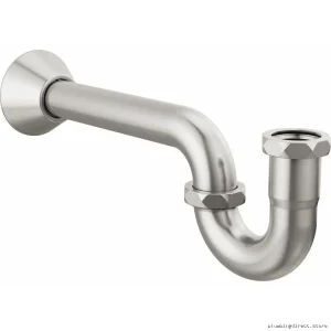 Brizo Luxe Nickel 20G P-Trap Drain with Flange BT031141-NK
