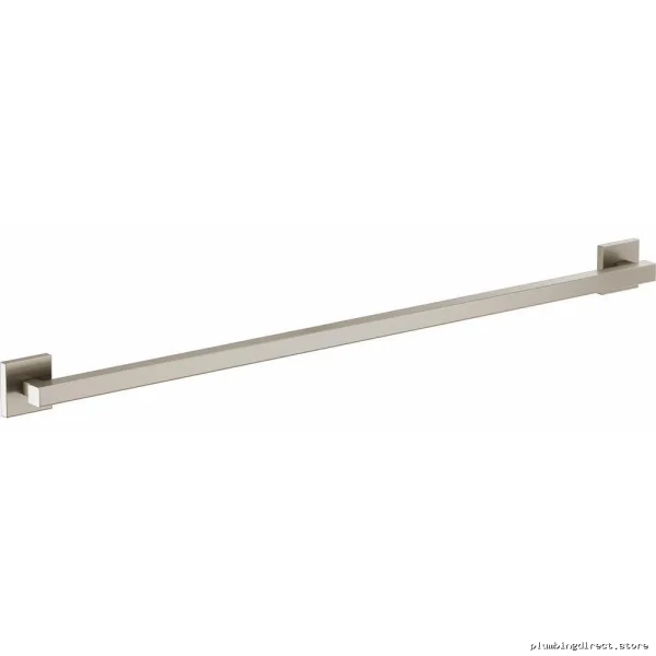 Brizo Luxe Nickel 24 Inch Modern Square Grab Bar 694280-NK