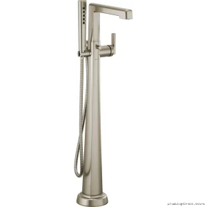 Brizo Luxe Nickel Single-Handle Floor-Mount Tub Faucet T70198