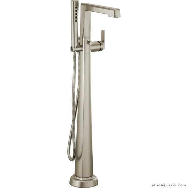 Brizo Luxe Nickel Single-Handle Floor-Mount Tub Faucet T70198
