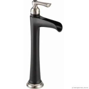 Brizo Luxe Nickel Matte Black Single Hole Vessel Bathroom Faucet 1.2 GPM