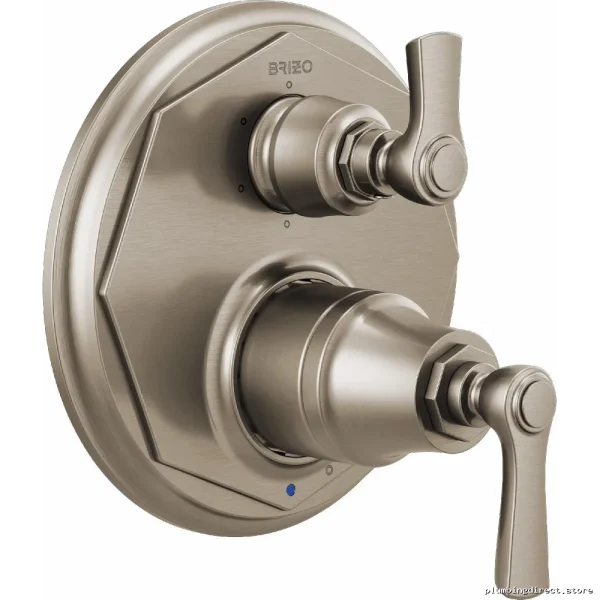 Pressure Balance Valve Trim W/six-function diverter - Luxe Nickel Brizo