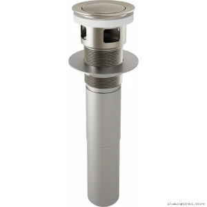 Brizo Luxe Nickel Push Pop-Up Drain with Overflow RP81628NK