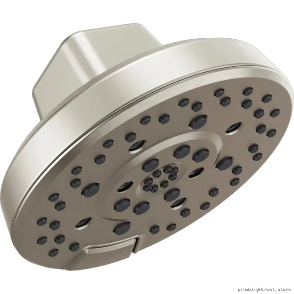 Brizo Luxe Nickel Rain Shower Head with 4 Spray Modes H2OKinetic Technology - Image 2