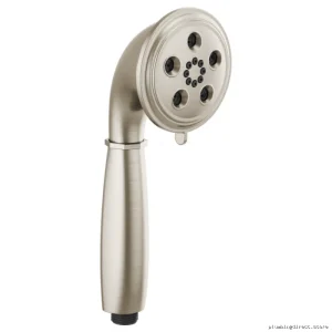 Brizo Luxe Nickel RP81079NK Round Hand Shower - Multi-Function H2Okinetic Spray