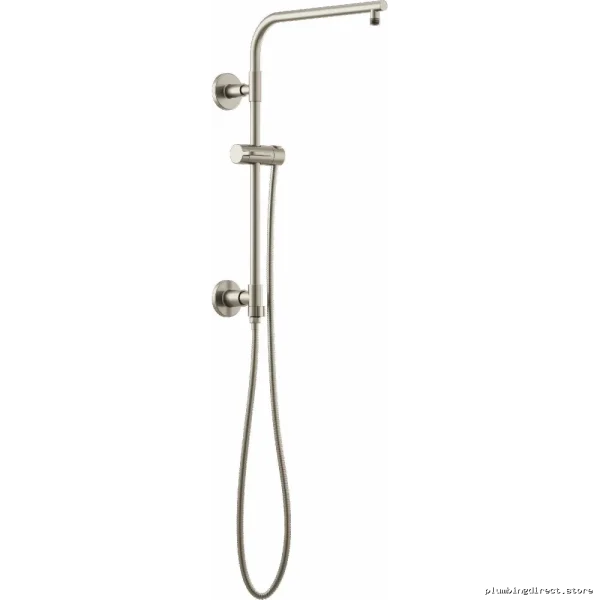 Brizo Luxe Nickel Round Shower Column - Stylish Euro Design 80092-NK