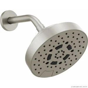 brizo-luxe-nickel-shower-head-h₂okinetic-tech-multi-spray-patterns-low-gpm