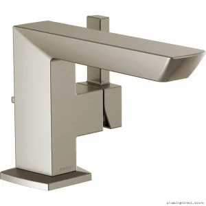Brizo Luxe Nickel Single Handle Bathroom Faucet 1.2 GPM Water-Saving