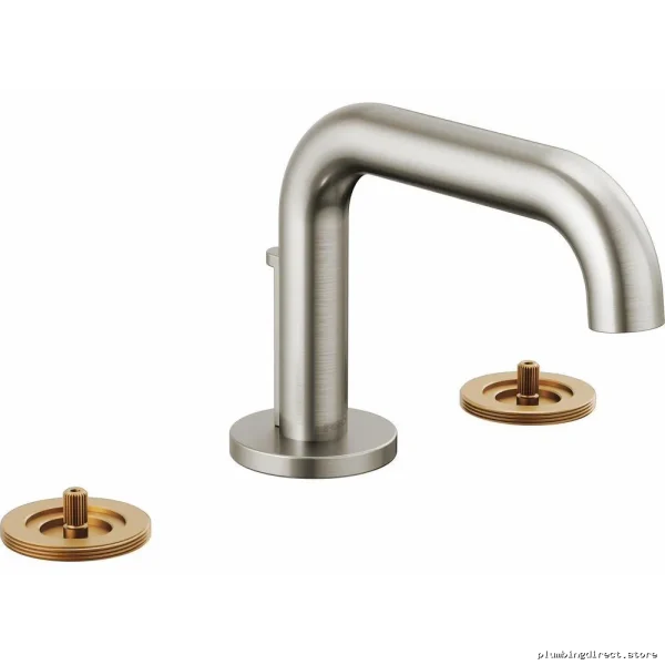 Brizo Luxe Nickel Low Spout Bathroom Faucet with Single Handle & Eco Flow | Model LF-NKLHP-ECO - Image 2