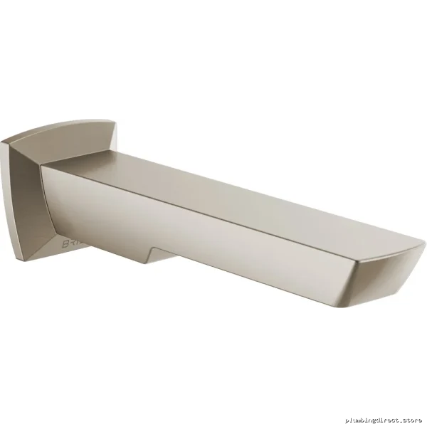 Brizo Luxe Nickel Spoutless Tub Diverter for Modern Showers