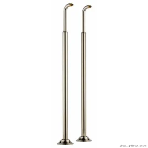 Brizo Luxe Nickel Floor-Mounted Tub Filler with Riser RP73766NK