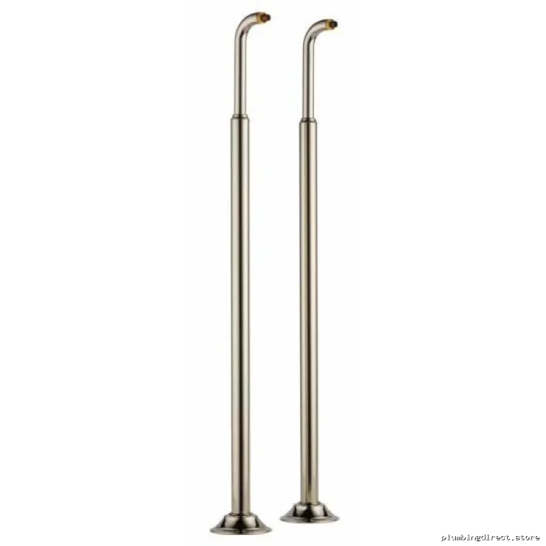 Brizo Luxe Nickel Floor-Mounted Tub Filler with Riser RP73766NK