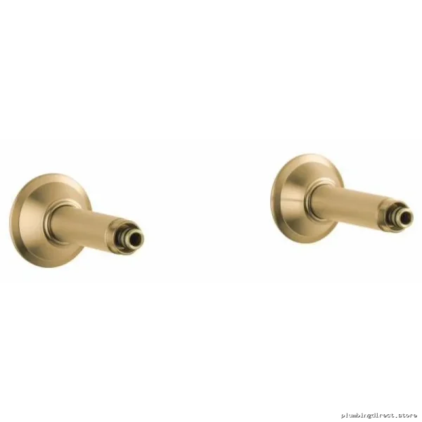 Brizo RP73764GL Luxe Nickel Wall-Mount Tub Filler with Durable Unions
