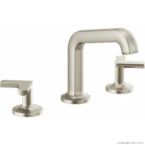 Brizo Luxe Nickel Widespread Mount Single-Handle Faucet - 1.2 GPM Low Flow