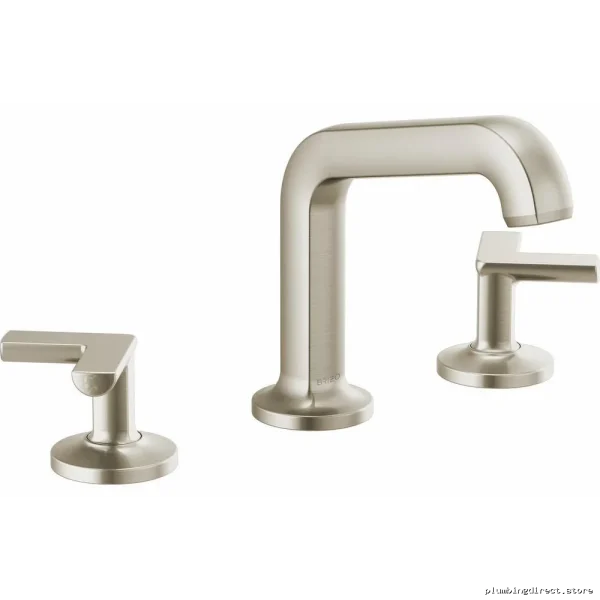 Brizo Luxe Nickel Widespread Mount Single-Handle Faucet - 1.2 GPM Low Flow