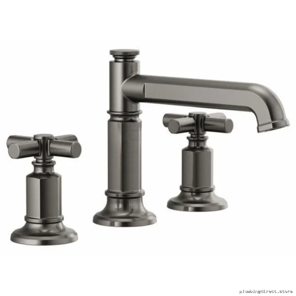 Brizo Water-Saving Widespread Mid-Rise Bath Faucet - Single Handle & Luxe Steel