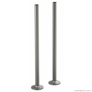 Brizo Luxe Steel Floor Mount Tub Filler Unions