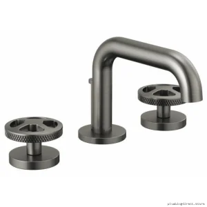 Brizo Luxe Steel 65334LF-SLLHP Low Spout Bathroom Faucet 1.5 GPM Handle-Free