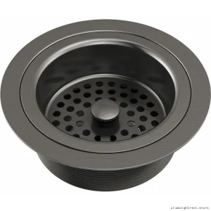Brizo Kitchen Sink Flange & Strainer - Luxe Steel Drain Assembly