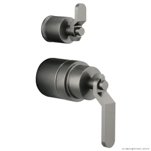 Brizo HL75P34-SL Luxe Steel Pressure Balance Valve Trim with Industrial Lever