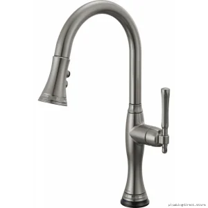 Brizo Luxe Steel Pull-Down Kitchen Faucet with SmartTouch Technology
