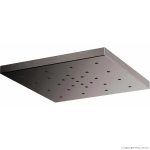 Brizo Luxe Steel Square Rain Can Shower Head featuring Kinetic Water Technology