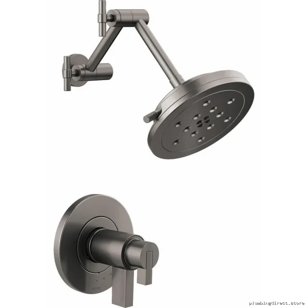 Brizo Luxe Steel Thermostatic Shower Trim Kit with Lever Handle HL6032-SL