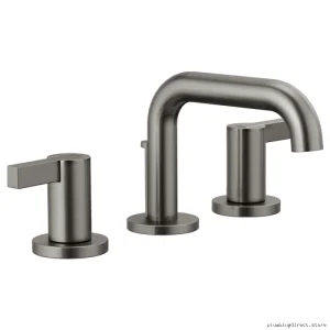 Brizo Luxe Steel Widespread Bathroom Faucet 1.2 GPM Water-Saving Design