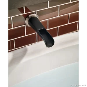 Brizo Luxe Nickel Matte Black Tub Spout Rook Channel RP78583NKBL