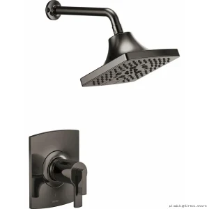 Luxury Black Onyx Thermostatic Shower Trim - Easy Install Brizo HL6006