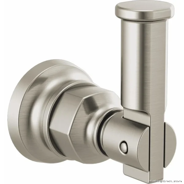 Brizo Luxe Nickel Robe Hook 693476-NK - Elegant Bathroom Storage Solution