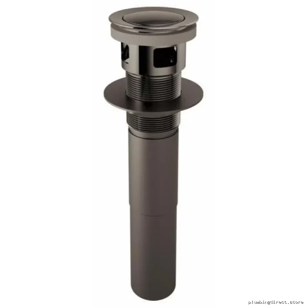 Brizo Matte Black Pop-Up Drain with Overflow Push Button RP81628BNX