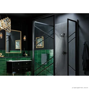 Brizo Matte Black 7-Inch Shower Arm & Flange Set - Essential Bathroom Upgrade