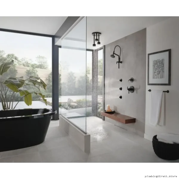 Brizo Matte Black Shower Head 5-Spray 1.75 GPM Water Saving Design - Image 3