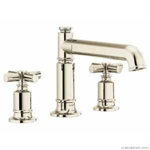 Invari Roman Single-Handle Tub Faucet Trim in Matte Black - Brizo