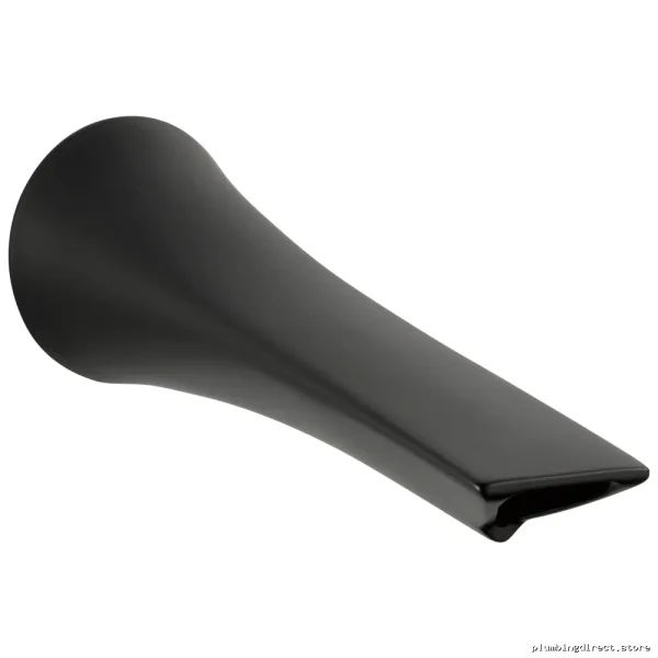 Brizo Matte Black Spoutless Tub Diverter - Modern Bathroom Faucet Accessory