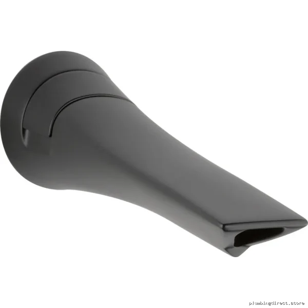 Brizo Matte Black Tub Spout with Diverter - Modern Bathroom Faucet RP74644BL